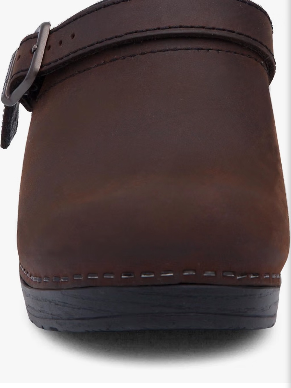 Dansko Ingrid women's Brown Leather Clog with Adjustable Strap
